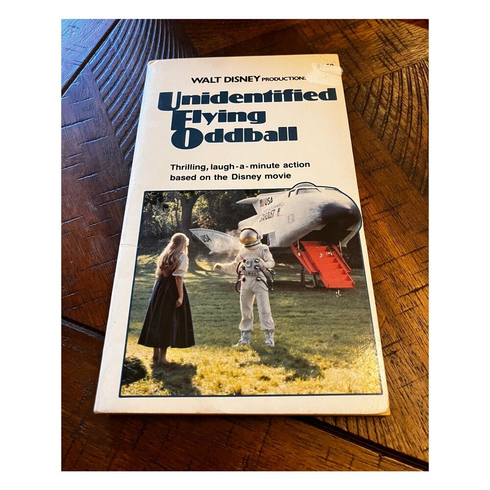 Unidentified Flying Oddball Disney‎ Book 1979 Paperback Vintage YA